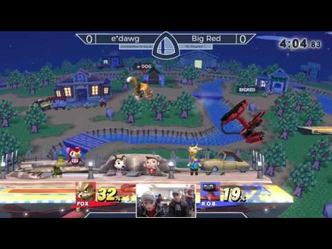 Sm4sh@Mines 46 - e*dawg (Fox) Vs. Big Red (R.O.B.) - WR1