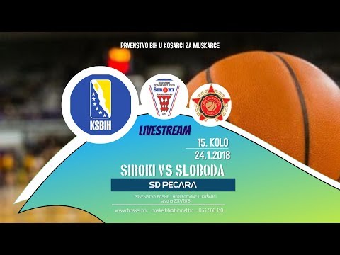 Full game  ◘  Široki vs Sloboda ◘ 15 kolo ◘ KSBIH ◘ Liga 11 ◘ 2017/2018