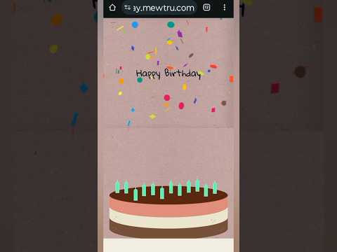 Create a Fun Virtual Birthday Card in Minutes!✨🥳 |S Talks|#shorts #ytshorts #fyp #youtube