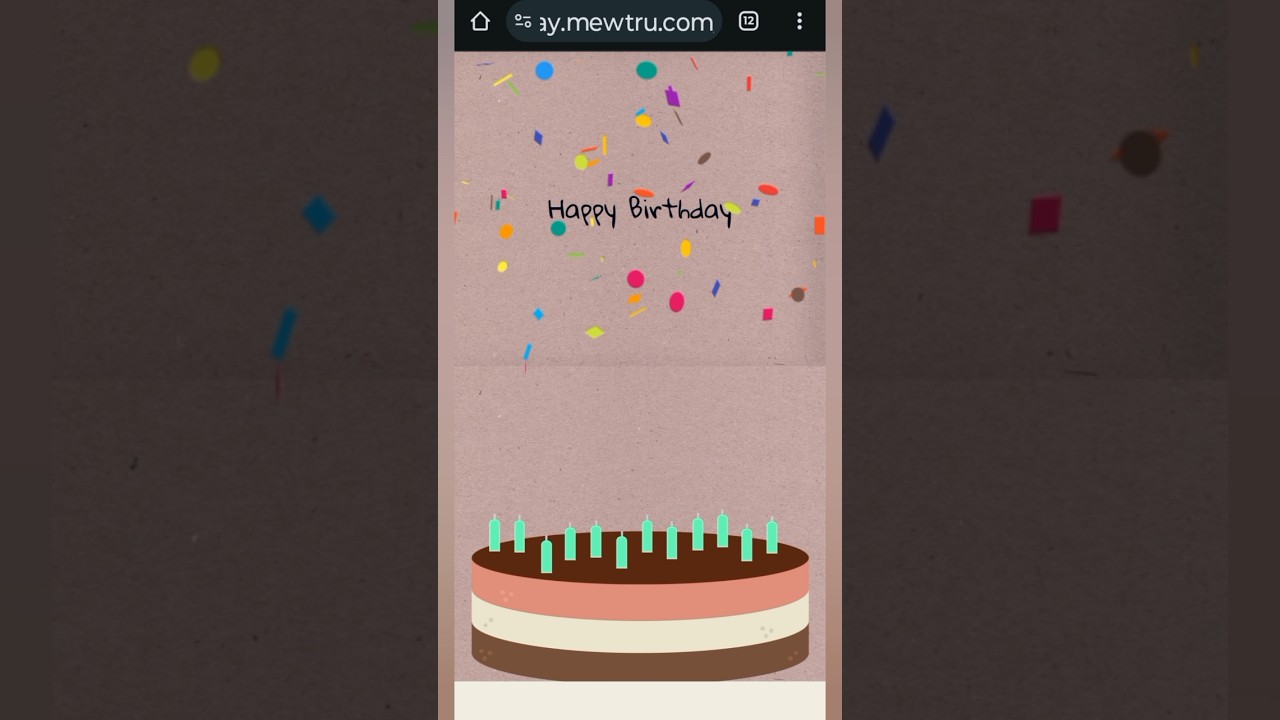 Create a Fun Virtual Birthday Card in Minutes!✨🥳 |S Talks|#shorts #ytshorts #fyp #youtube