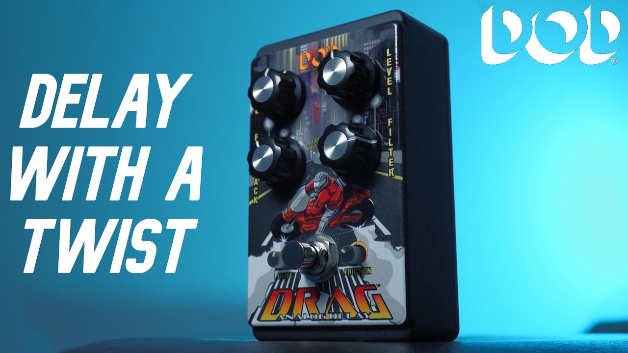 A Delay Pedal With A Twist | DOD Drag - YouTube