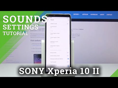 How to Activate Touch Sounds in SONY Xperia 10 II – Turn on Touch Sounds