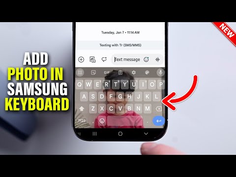 Add Photo to Your Mobile Keyboard | How to add photo in Samsung keyboard (ANY Samsung)