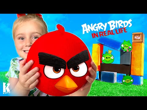 Angry Birds Movie 2 in Real Life Game for Kids!!! KidCity