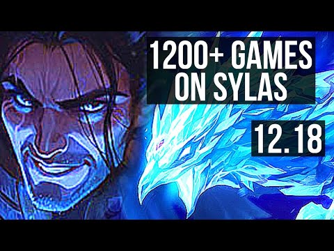 SYLAS vs ANIVIA (MID) | 2.4M mastery, 1200+ games, 18/3/8, Legendary | EUW Master | 12.18