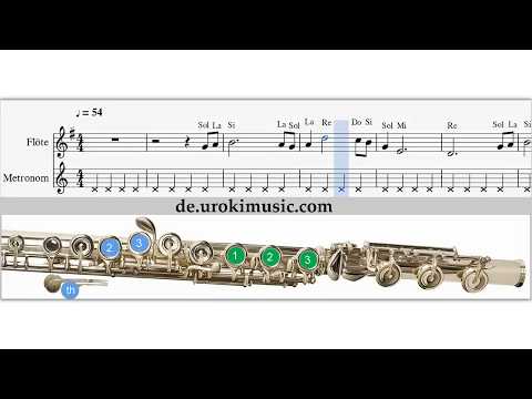 Flöte Lernen Celine Dion - My Heart Will Go On Titanic Flötenunterricht Solo Tutorial Noten Tabs