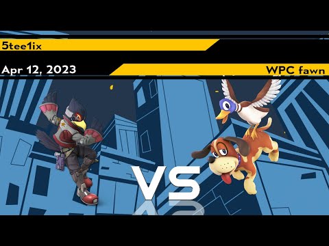 Xeno288 L.Top 8 - 5tee1ix (Falco Red Black) vs fawn (Duck Hunt Beagle) - SSBU Tournament