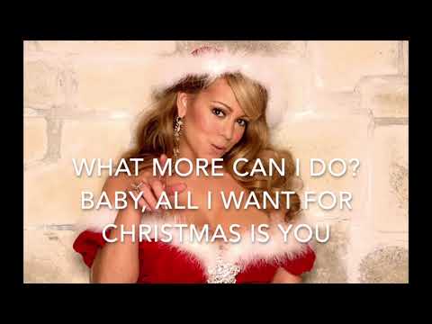 All i want for Christmas (-4) - Mariah Carey - Karaoke male lower