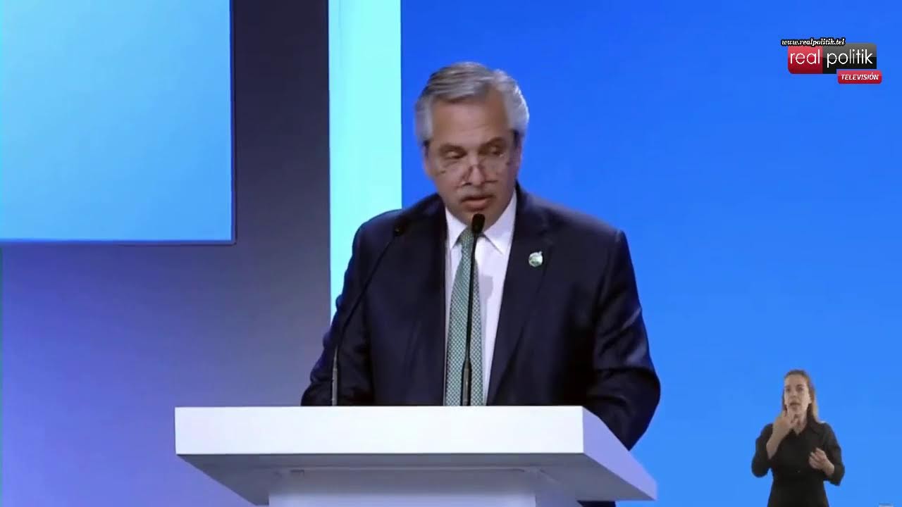 Alberto Fernández participó en el evento "Lanzamiento del compromiso global de metano"