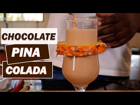 CHOCOLATE PINA COLADA l HOW TO MAKE A COCKTAIL EASILY  2021