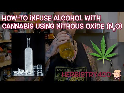 Cannabis Infused Alcohol Nitrous Oxide Method — 3 Steps