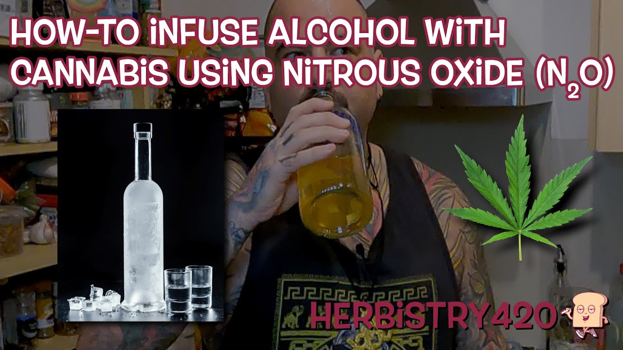 Cannabis Infused Alcohol Nitrous Oxide Method — 3 Steps