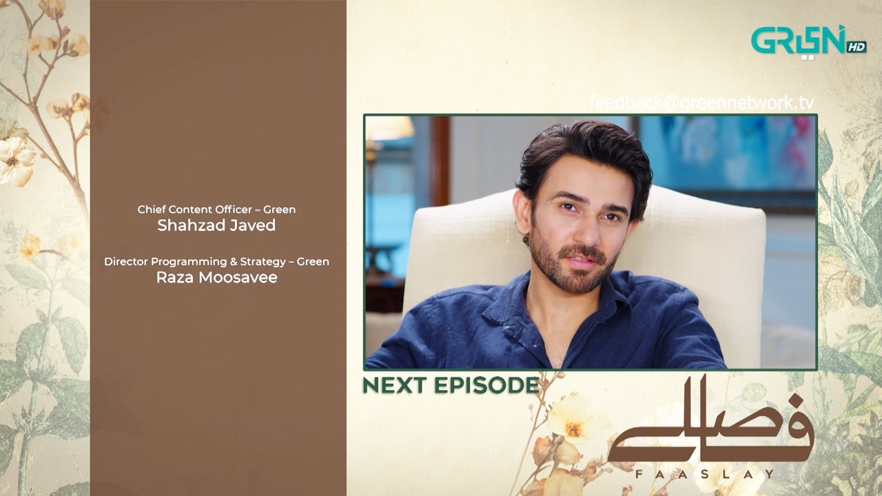Faaslay Episode 41 ( Teaser ) 6th March 2026 | Ali Ansari - Saboor Aly | Green TV Entertainment