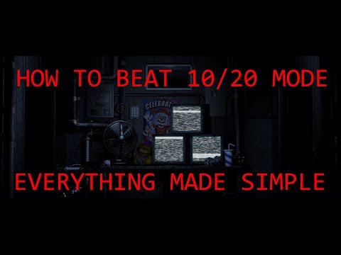 How to beat 10/20 Mode - FNaF Sister Location Walkthrough | FNaF Academy