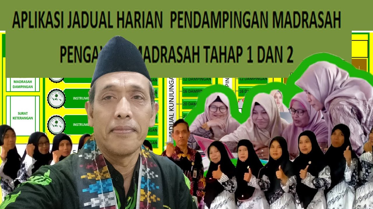 APLIKASI JADUAL PENDAMPINGAN PENGAWAS MADRASAH 2024 (FILE BISA DOWNLOAD PADA DESKRIPSI YOUTUBE )