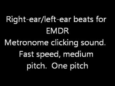 2 hours of EMDR beats.  Speed: Fast. Sound: Metronome click. Pitches: 1