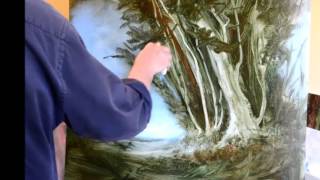 An oil painting by Stuart Davies