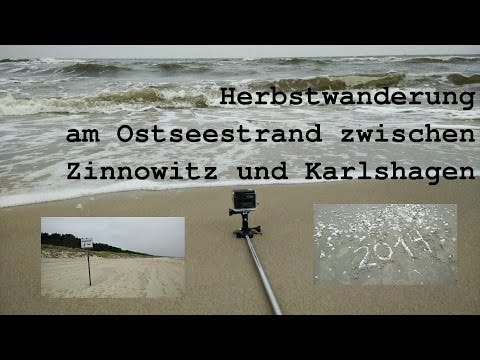 Herbstwanderung am Ostseestrand auf Usedom