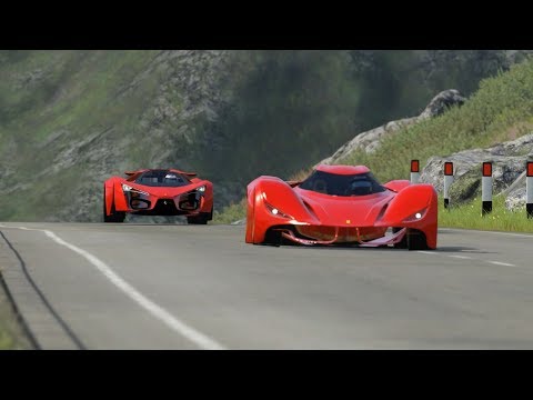 Ferrari F80 Concept vs 2025 Ferrari Piero T2 LM Stradale LMP1
