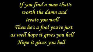 Gives You Hell - All American Rejects ( with lyrics )