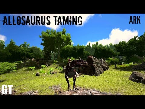 Allosaurus Taming and Testing - Pack Buff Info - ARK: Survival Evolved