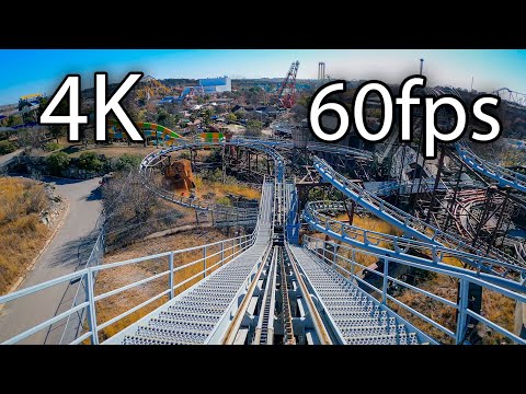 Back row point of view footage of Road Runner Express
