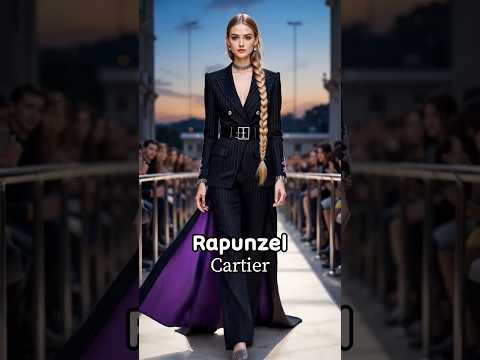 ✨ Disney Princesses as Luxury Brand Supermodels #aiart #disneyai #fashion