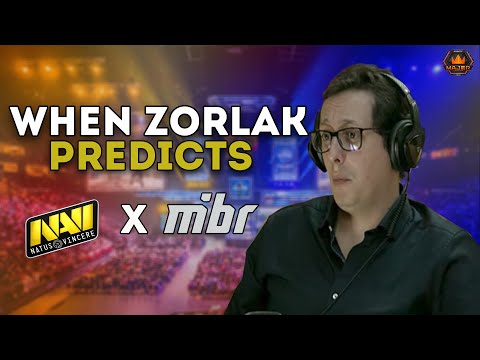 WHEN ZORLAK PREDICTS MIBR x NAVI AT 2018 FACEIT MAJOR