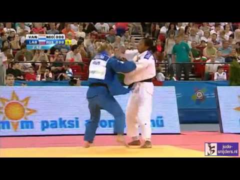Judo 2013 European Championships Budapest: van Emden (NED) - Labazina (RUS) [-63kg]