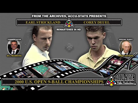 9-Ball - EARL STRICKLAND vs COREY DEUEL - 2000 US Open 9-Ball Championship