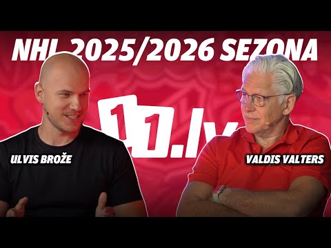 Ulvis Brože ar Valdi Valteru | NHL 2025/2026 sezona sākusies!