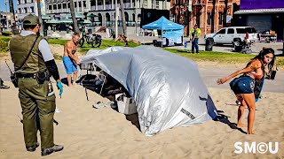 Daisy, the Venice Healer, Turns Heads with 'Fart' Performance During Beach Cleanup