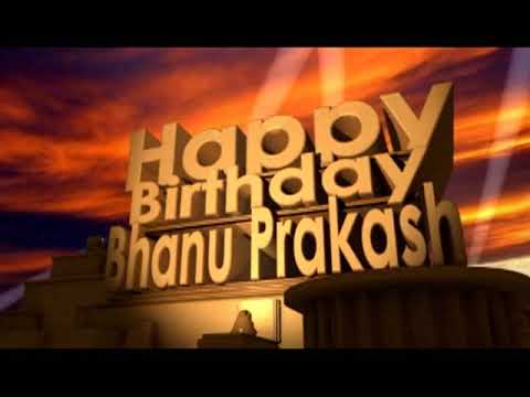 Happy Birthday Bhanu Prakash