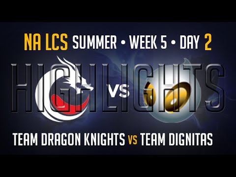 TDK vs Dignitas HIGHLIGHTS | Week 5 NA LCS Summer Split 2015 S5 | Team Dragon Knights vs DIG W5
