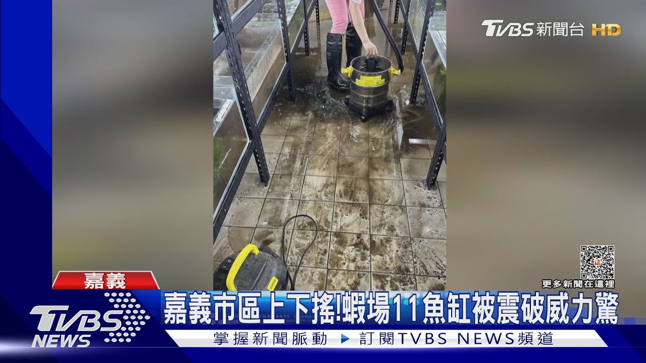 梅山斷層爆發前兆? 嘉市上下搖震破養殖場11魚缸