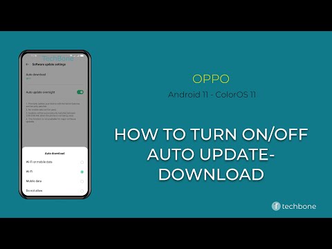 How to Turn On/Off Auto Update-download - Oppo [Android 11 - ColorOS 11]