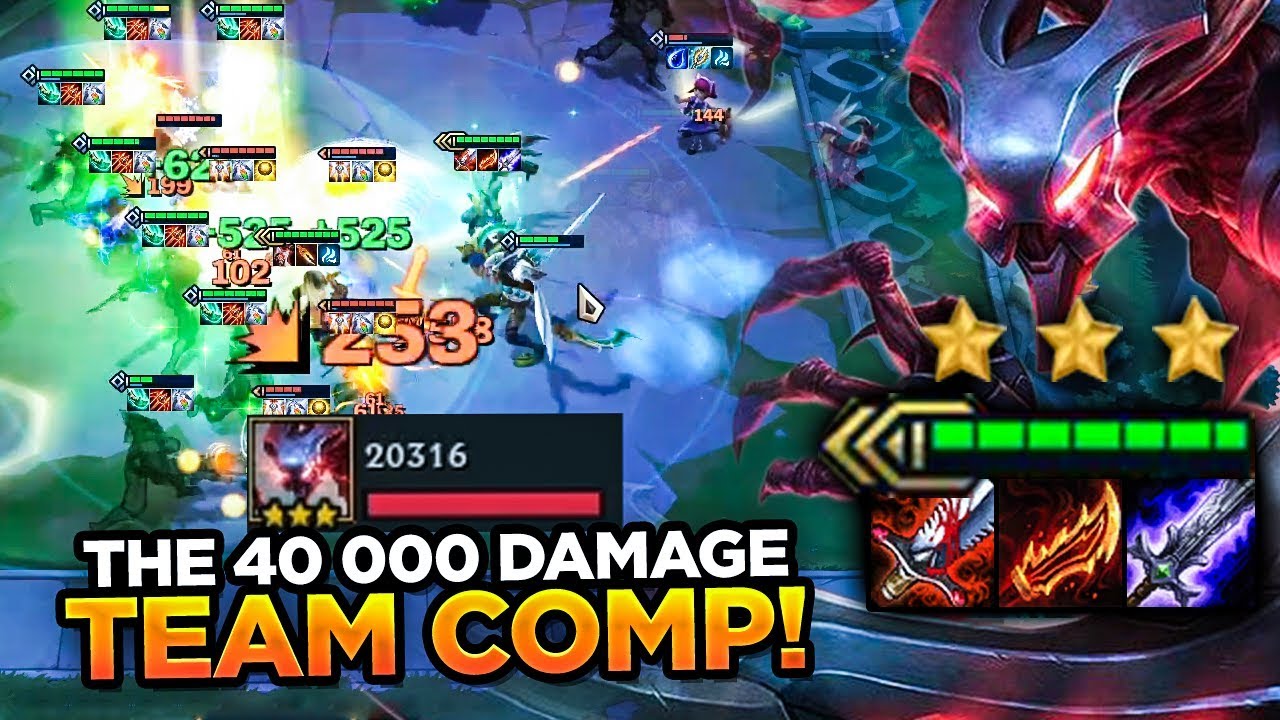 <h1 class=title>MY CARRIES DID 40 000 DAMAGE COMBINED?! HOW IS THAT POSSIBLE? | Teamfight Tactics Set 2</h1>