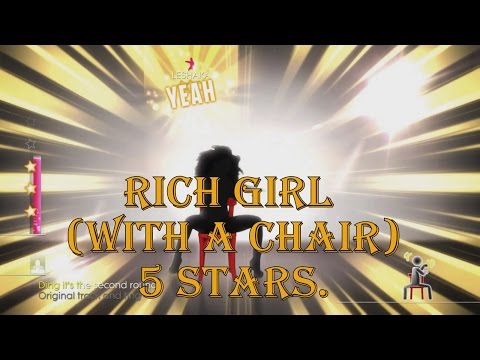 Just Dance 2014 - Rich Girl (With a Chair) - 5 Stars Gameplay, PS4 Camera.