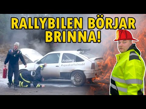 Rallybilen börjar brinna! - med KulPåHjul