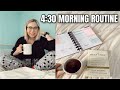 4:30AM productive morning routine | working full-time in college | uOttawa pre-nursing