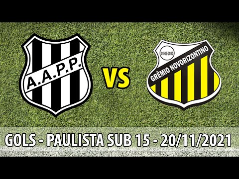 GOLS PAULISTA 2021 SUB 15  - Ponte Preta 1 x 2 Novorizontino (20/11/2021)