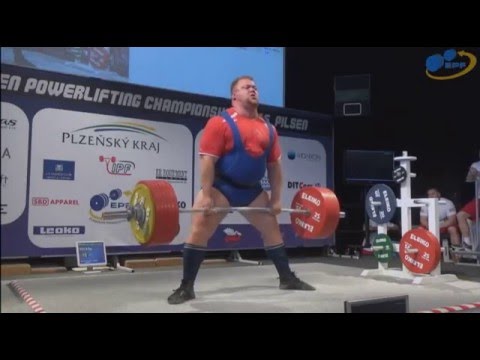 Konovalov Andrey - Deadlift 357,5 kg @ 120+ kg / European Open Championships 2016