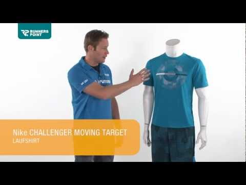 Nike CHALLENGER MOVING TARGET LAUFSHIRT