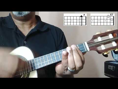 AULA DE CAVAQUINHO INICIANTE 02, MÚSICA FÁCIL COM DOIS ACORDES. SAMBA DO BEZERRA. COM RITMO.