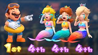 【マリオパーティシリーズ】1対3ミニゲーム全部！マリオ VS ピーチ・デイジー・ロゼッタ 最強チーム