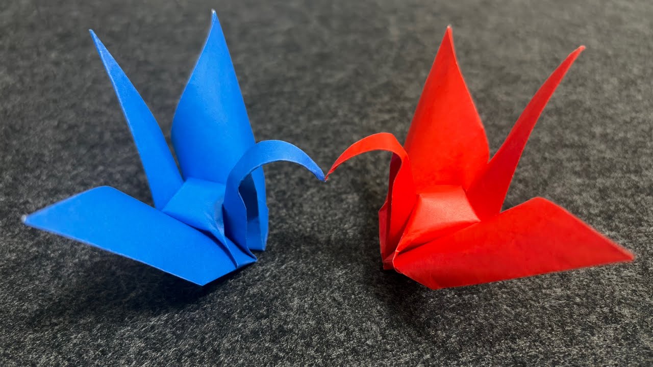 達人折りの鶴 Beautiful Tsuru