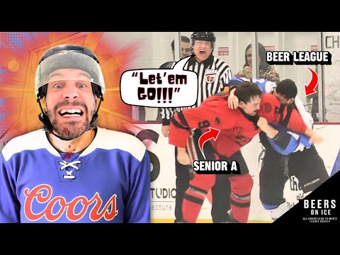 My Return To Full Contact Hockey Got Violent! VS Jackson Hole Moose