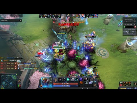 Dota 2 - Dark Willow Rampage  - All Pick game