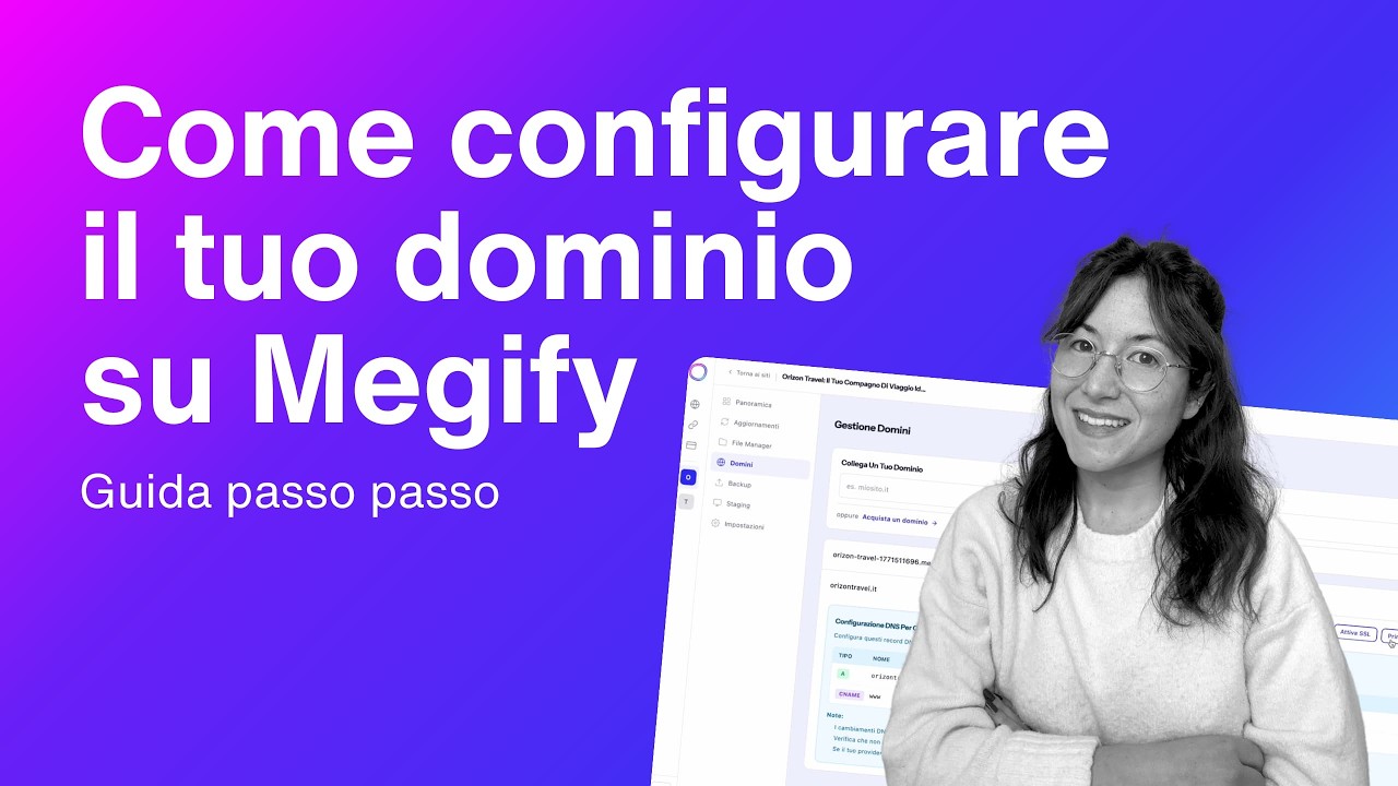 Tutorial: come collegare il dominio a Megify
