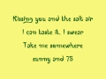 Sunny and 75 Lyrics Joe Nichols 